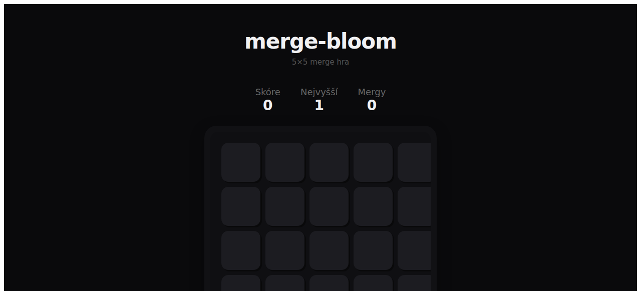 Náhled hry Merge Bloom