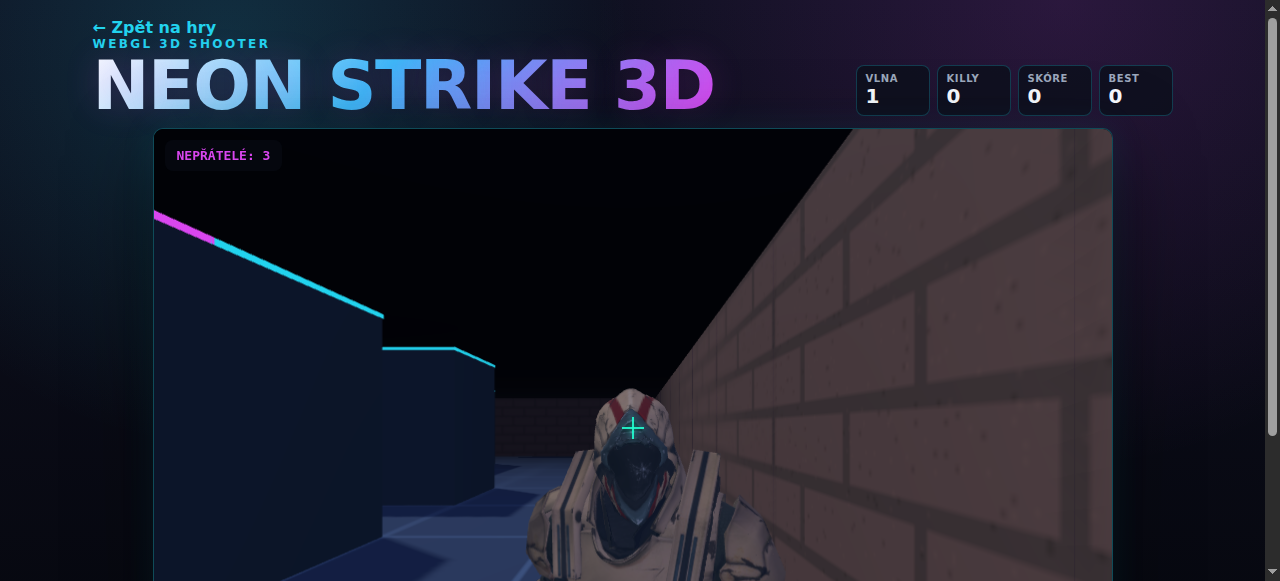 Náhled hry Neon Strike 3D